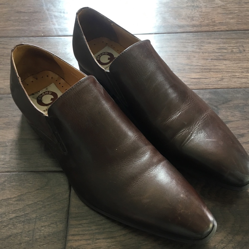 Q Brand NWT unused Brown Oxford Shoes